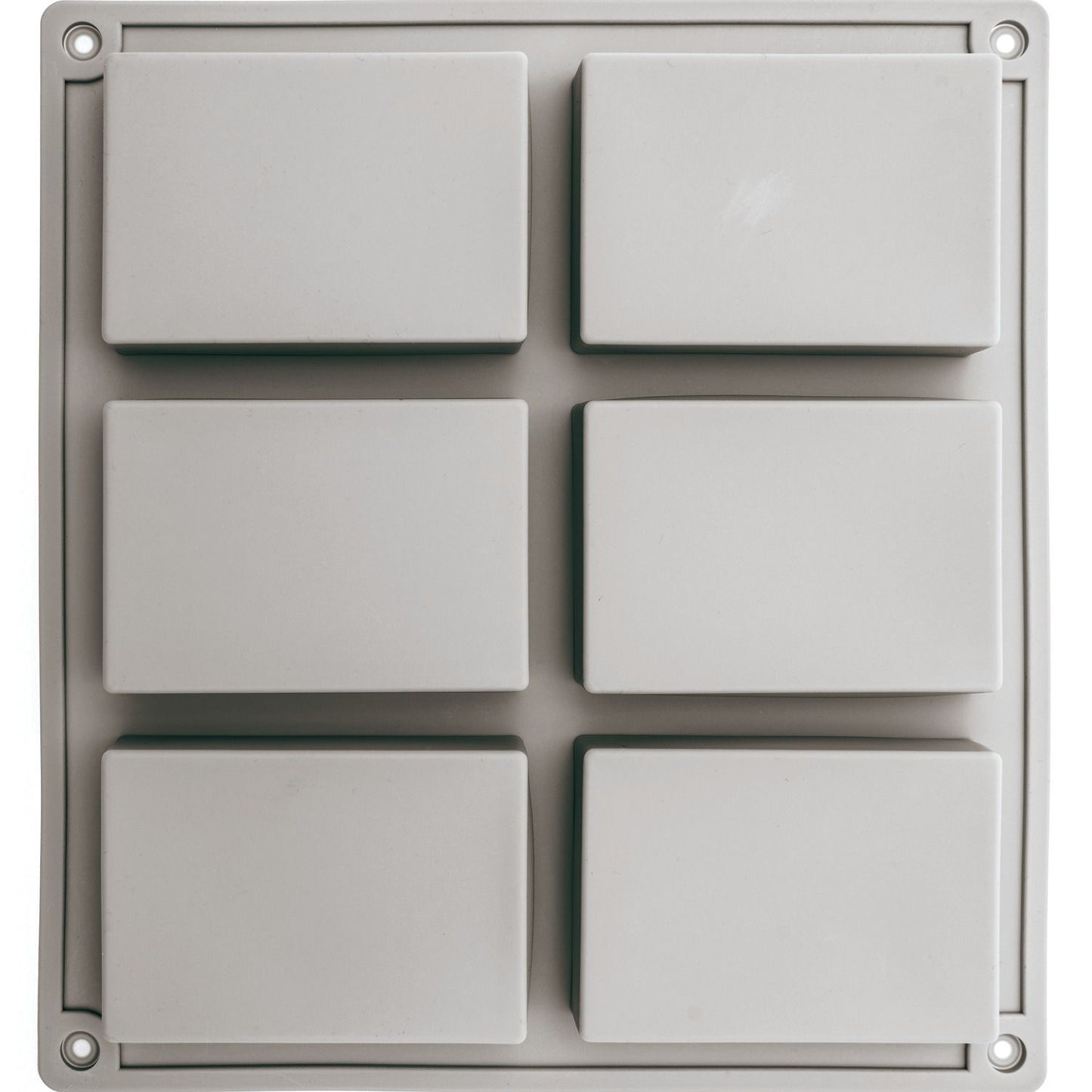 Seifengießform rechteckig im Set