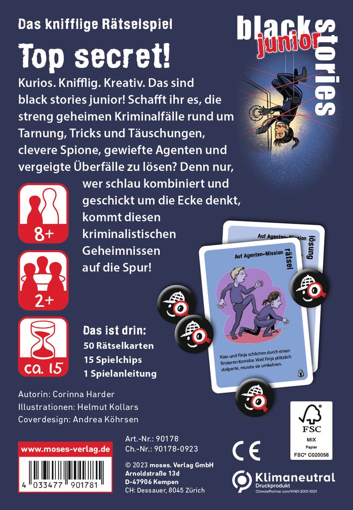 Quiz: Black stories junior Top Secret!