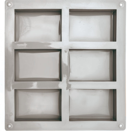 Seifengießform rechteckig im Set