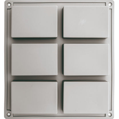 Seifengießform rechteckig im Set