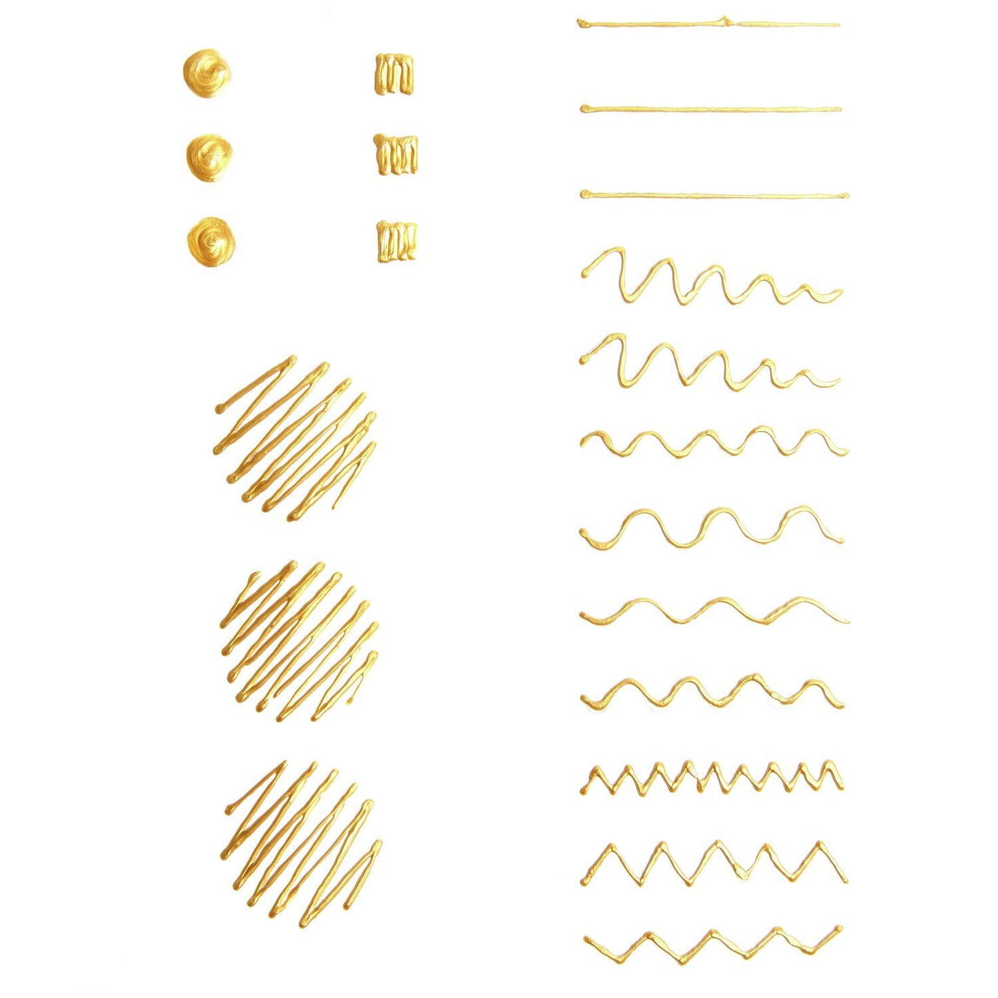 Candle Liner Kerzenmalfarbe Gold