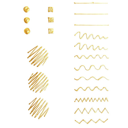 Candle Liner Kerzenmalfarbe Gold