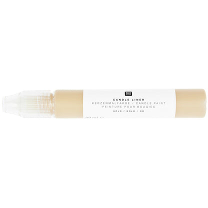Candle Liner Kerzenmalfarbe Gold
