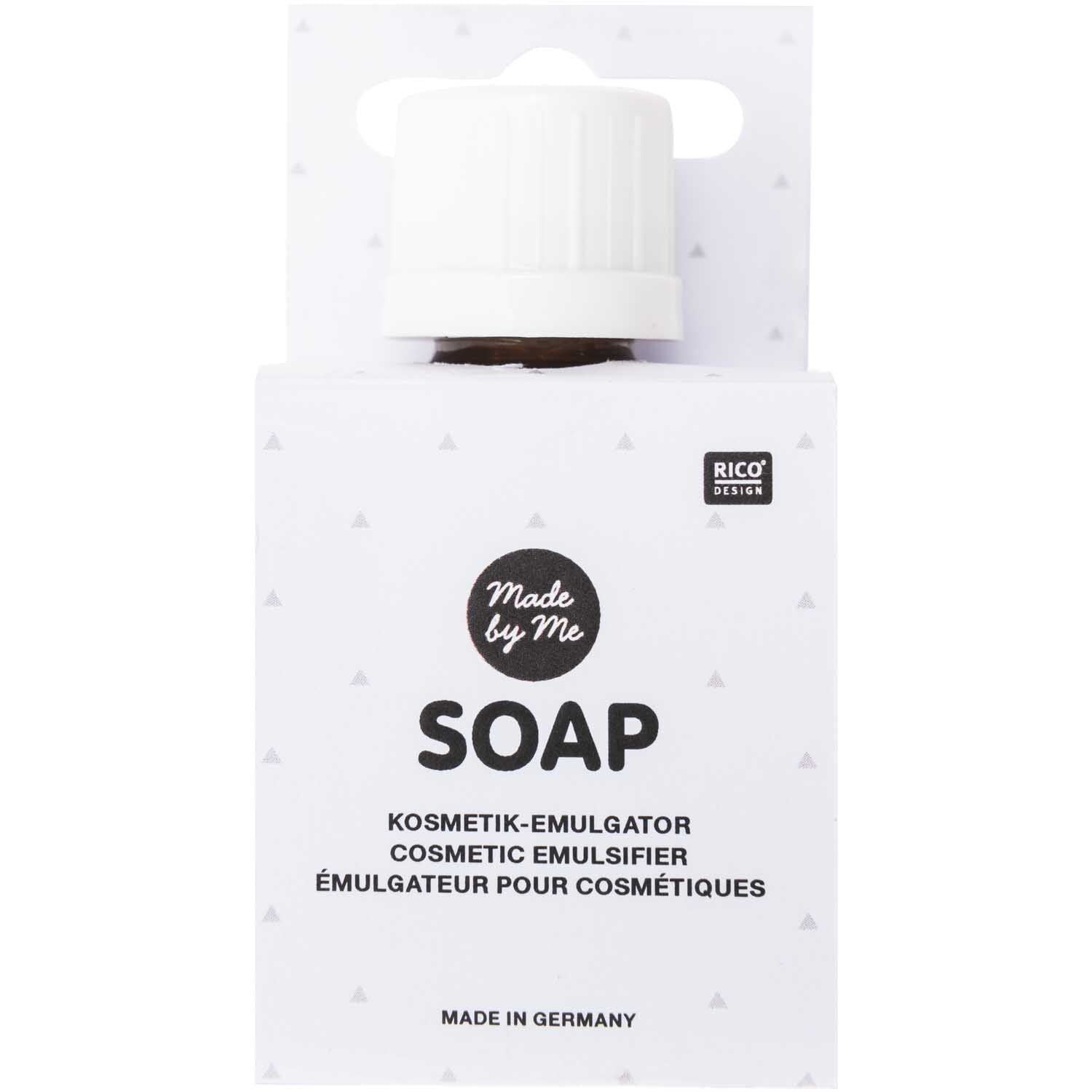 Emulgator in flüssige Seife einrühren für Pflegeöle