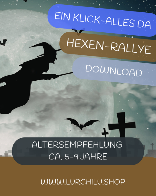Schatzsuche, Hexen-Rallye für den Kindergeburtstag