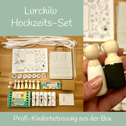 Kinderbeschäftigung Hochzeit: Komplett-Set für Kinder