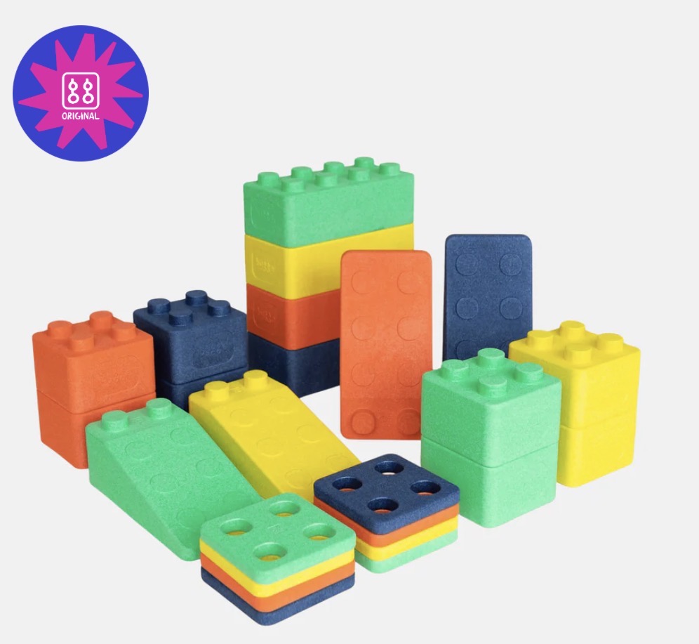 Kreativ-Bausteinset "Sommerabenteuer" – Bauen, Balancieren, Fantasieren