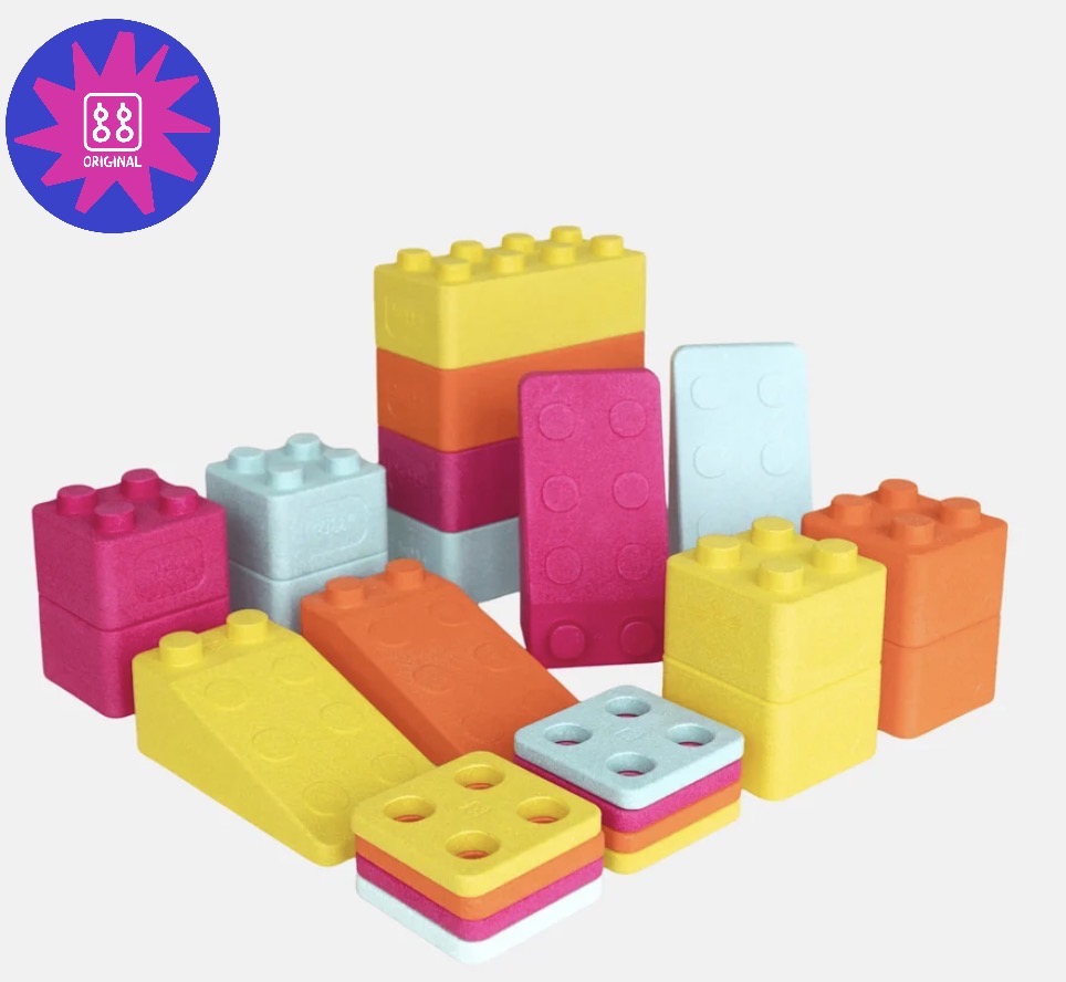Kreativ-Bausteinset "Sommerabenteuer" – Bauen, Balancieren, Fantasieren