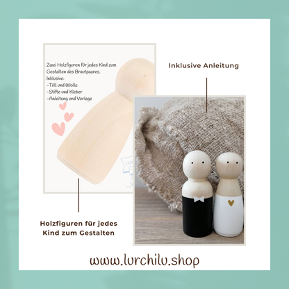 Kinderbeschäftigung Hochzeit: Komplett-Set für Kinder