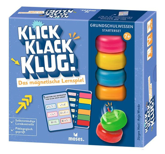  Klick Klack Klug magnetisches Lernspiel Grundschule Verpackung Lurchilu Shop.