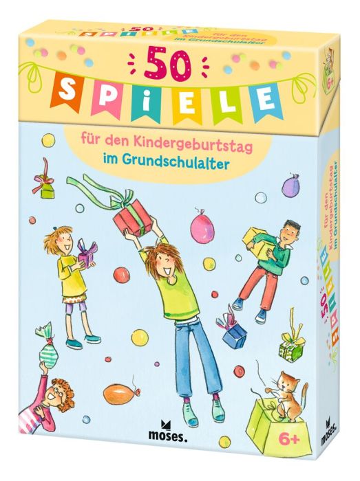 Spielebox 50 Spiele für den Kindergeburtstag im Grundschulalter Lurchilu Shop.