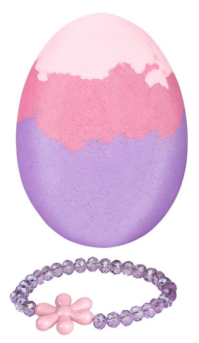 Magie in der Wanne: Das sprudelnde Zauber-Ei mit Überraschungs-Armband