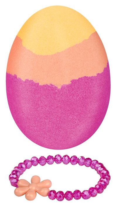 Magie in der Wanne: Das sprudelnde Zauber-Ei mit Überraschungs-Armband