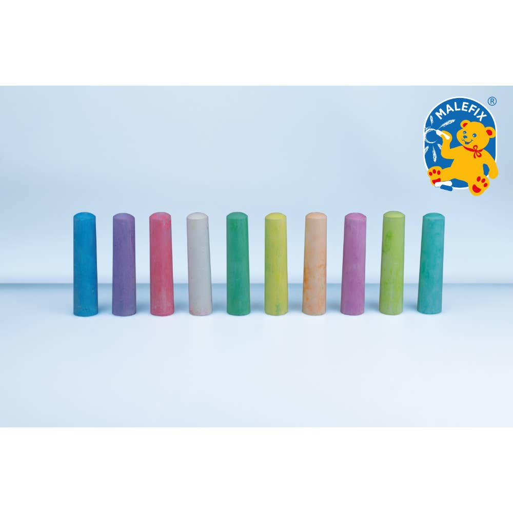 Hochwertige Straßenmalkreide als Geschenkidee für Kindergeburtstage und Outdoor-Events.